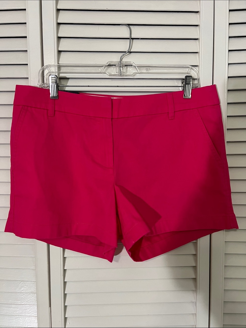 J. Crew Women's Bright Fuchsia Tailored Bermuda Shorts